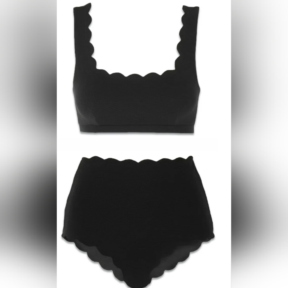 Marysia ,Palm Springs Scallop Bralette Bikini Top